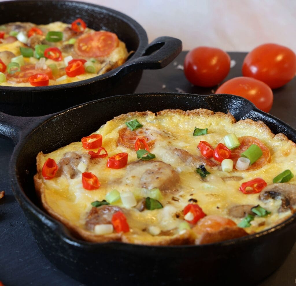 Omelete Saudável com Legumes